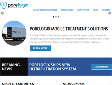 Tablet Screenshot of porelogix.com